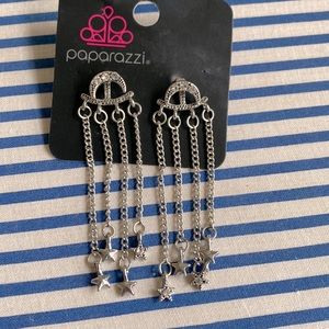 Gorgeous fun Paparazzi jacket earrings